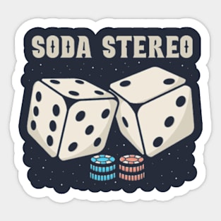 soda stereo Dice Sticker